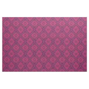 "Rubyblommor"bohemian blommigt arabesque mönster Tyg