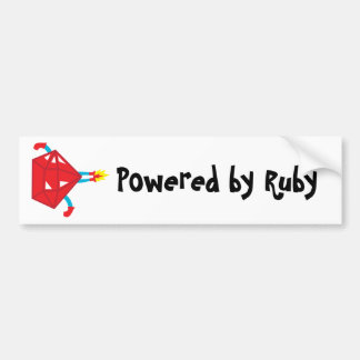 Rubyen driver bildekal