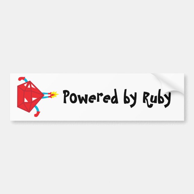Rubyen driver bildekal (Framsidan)