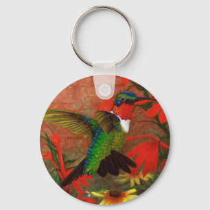 RubyHummingbird Nyckelring