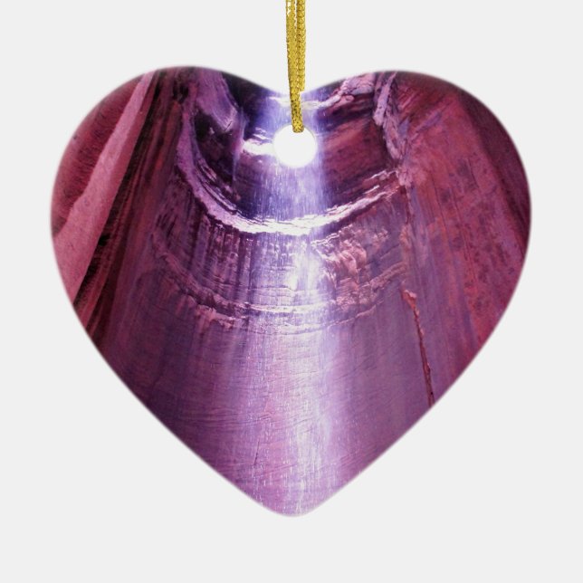 Rubynedgångar Julgransprydnad Keramik (Framsidan)