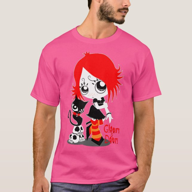 Rubys Glooms Och Doom Kitty T Shirt (Framsida)