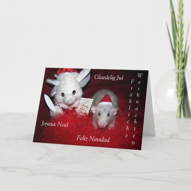 Rubys internationellt kort för julhälsning (Framsida)