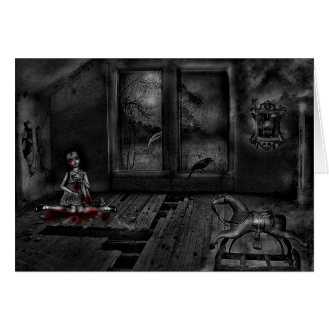 Rubys loft hälsningskort (Framsidan Horizontal)