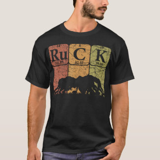 Ruck Rugby Periodic Bord Inslag Rugby Player T Shirt