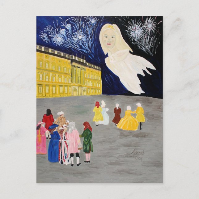 Rückkehr des Schlossgespenstes Vykort (Framsida)