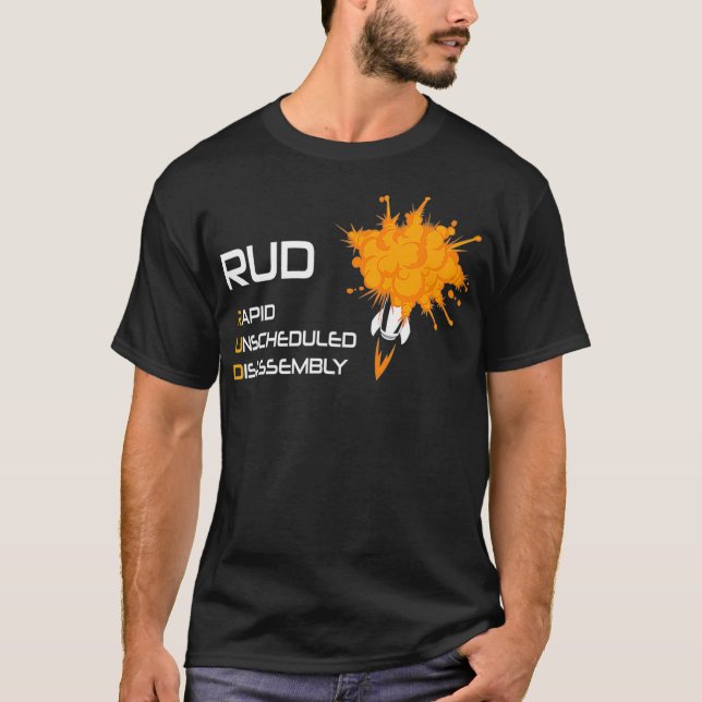RUD Snabbt, oplanerat demonteringsutrymme T Shirt (Framsida)