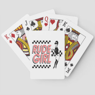 Ruda flicka casinokort