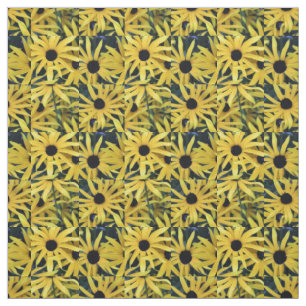 Rudbeckia Black Eyed Susans geo 1 Tyg