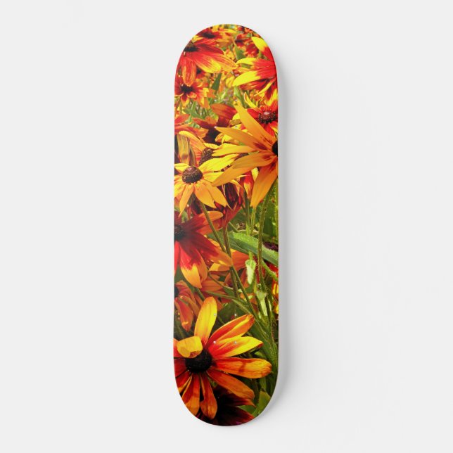 RUDBECKIA FLOWERS MINI SKATEBOARD BRÄDA 18,5 CM (Framsida)
