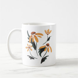 Rudbeckia Hirta Black-Eyed Susan Aesthetic Flowers Kaffemugg