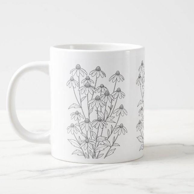 Rudbeckia laciniata - Cutleaf Coneflower Jumbo Mugg (Vänster)