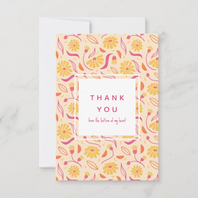 Rudbeckia Tack Kort (Framsida)