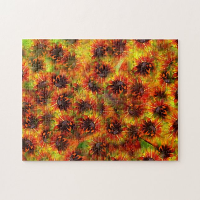 Rudbeckias Galore Puzzle Pussel (Horisontell)