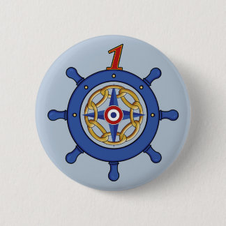 Rudder Logo Badge Knapp