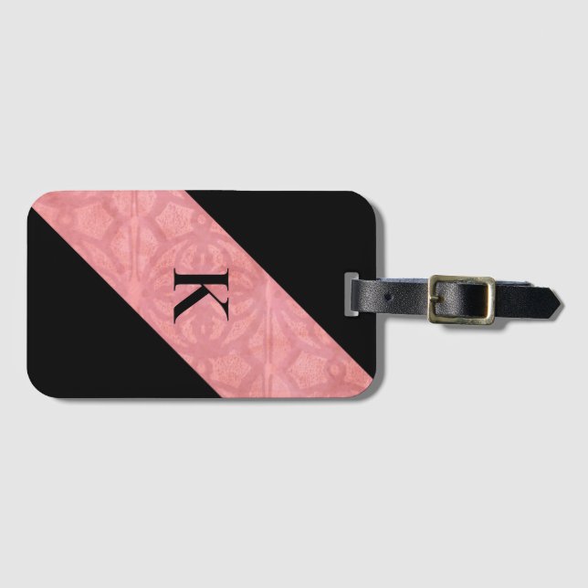 Ruddy Rosa Batik Brev Bagagebricka (Framsida horisontal)