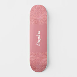 Ruddy Rosa Batik Namn Mini Skateboard Bräda 18,5 Cm