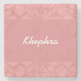 Ruddy Rosa Batik Namn Stenunderlägg