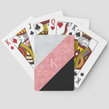 Ruddy Rosa Batik och Grått Watercolor Brev