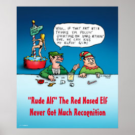 Rude Alf den Elf Tecknad-julen Poster