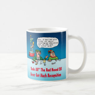 Rude ALF Funny Elf Julafton Mugg