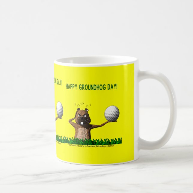 "Rude Awakening" Groundhog Day Mugg (Höger)