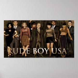 Rude Boy USA vol. 1 - Hela Cast Poster 36" x 24"