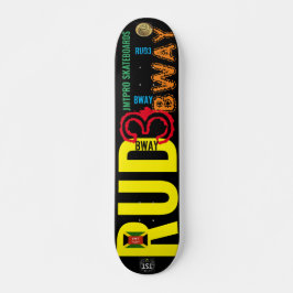 RUDE BWAY JMT 7 3/4-tums Skateboard Deck