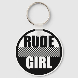 Rude Girl Keychain Nyckelring