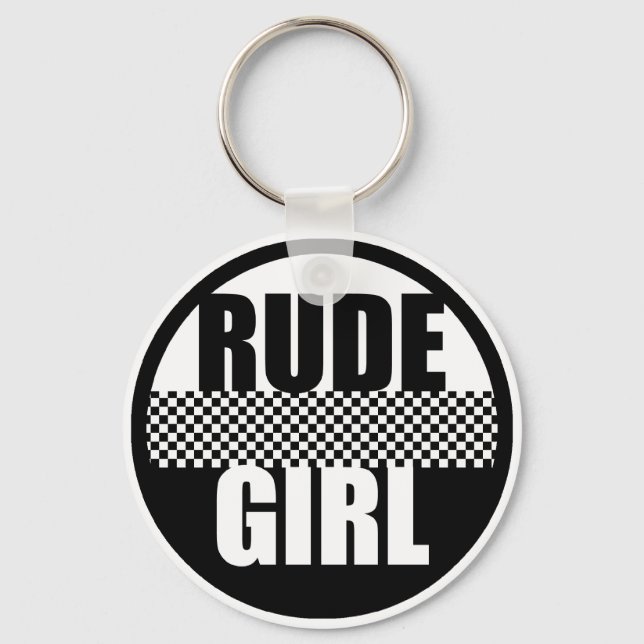 Rude Girl Keychain Nyckelring (Framsida)