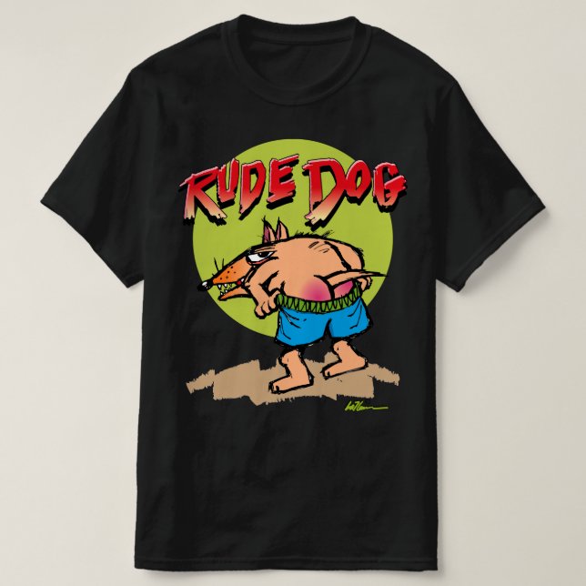 Rude Hund T-Shirt (Design framsida)