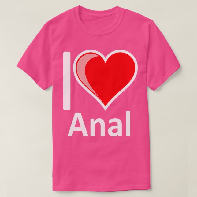 Rude I Kärlek Anal Merchandise Secret Santa Valent T Shirt (Design framsida)