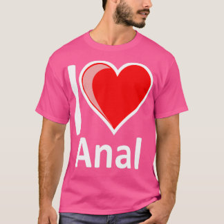 Rude I Kärlek Anal Merchandise Secret Santa Valent T Shirt