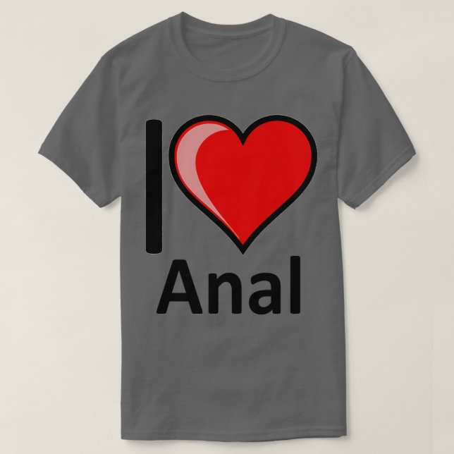 Rude I Kärlek Anal Merchandise Secret Santa Valent T Shirt (Design framsida)