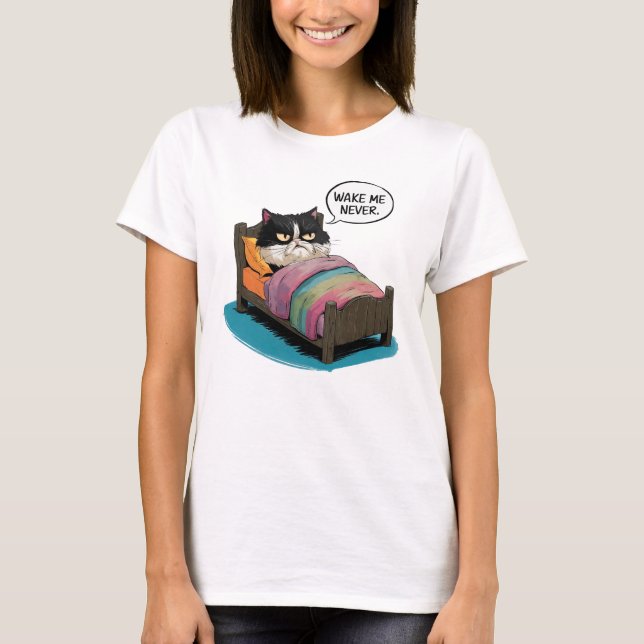 Rude MorgCat T Shirt (Framsida)