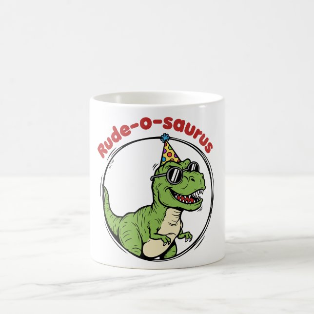 Rude-o-saurus Kaffemugg (Center)