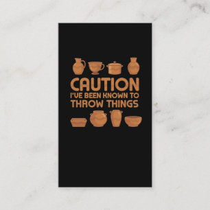 Rude Pottery Art Humor skulptur Hobby Visitkort