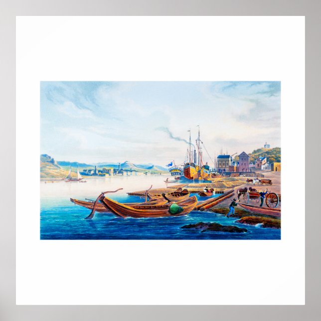 Rüdesheim, Tyskland 01A Poster (Framsidan)