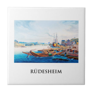 Rüdesheim, Tyskland 01B Kakelplatta