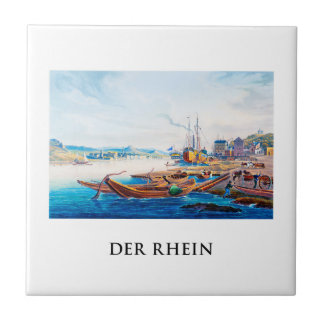 Rüdesheim, Tyskland 01C Kakelplatta