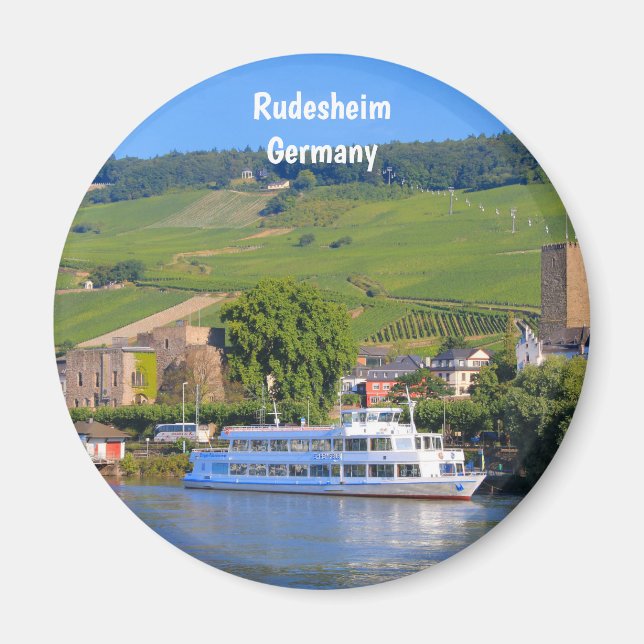 Rudesheim, Tyskland, kryssningsbåt Magnet (Framsidan)