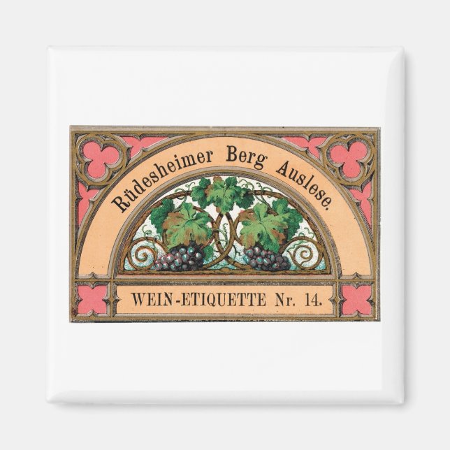 Rudesheimer Berg Auslese Magnet (Framsidan)