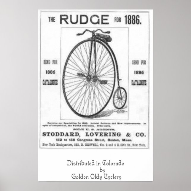 Rudge Cycles Poster (Framsidan)