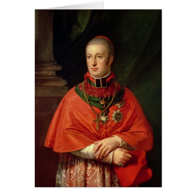 Rudolf av Habsburg Hälsningskort (Framsidan)