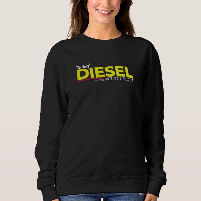 Rudolf Diesel 1858 I Diesel Tuning Diesel Engine I T Shirt (Framsida)