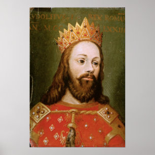Rudolf I Heliga Roman Emperor Poster