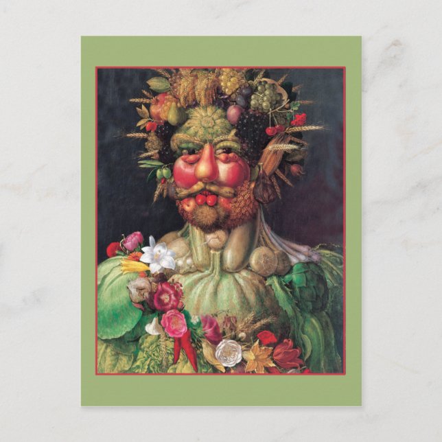 Rudolf II av Giuseppe Arcimboldo Vykort (Framsida)