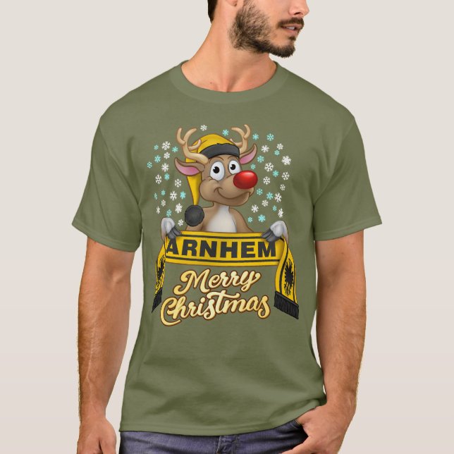 Rudolf met FanSjaal Arnhem T Shirt (Framsida)