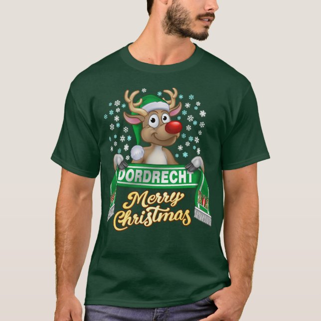 Rudolf met FanSjaal Dordrecht T Shirt (Framsida)