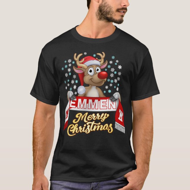 Rudolf met FanSjaal Emmen T-shirt (Framsida)